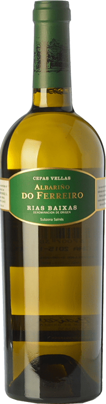 49,95 € 免费送货 | 白酒 Gerardo Méndez Do Ferreiro Cepas Vellas D.O. Rías Baixas 加利西亚 西班牙 Albariño 瓶子 75 cl