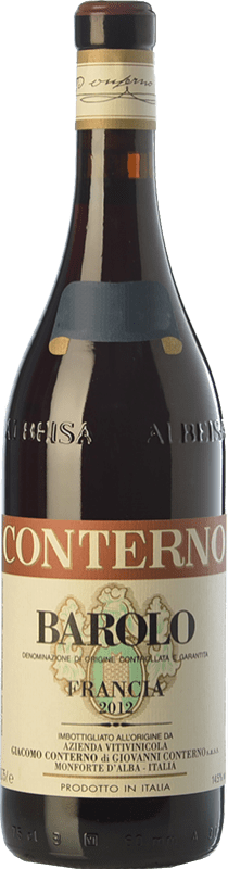 276,95 € Envío gratis | Vino tinto Giacomo Conterno Francia D.O.C.G. Barolo Piemonte Italia Nebbiolo Botella 75 cl