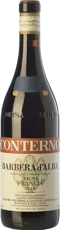 66,95 € Spedizione Gratuita | Vino rosso Giacomo Conterno Vigna Francia D.O.C. Barbera d'Alba Piemonte Italia Barbera Bottiglia 75 cl