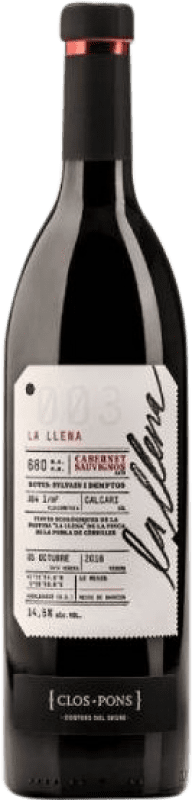 29,95 € Бесплатная доставка | Красное вино Clos Pons La Llena D.O. Costers del Segre Каталония Испания Cabernet Sauvignon — Каберне Совиньон Бутылка 75 cl