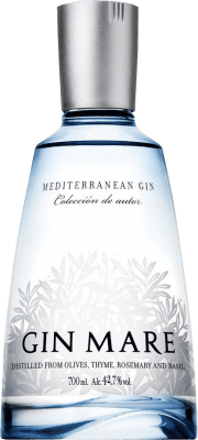 42,95 € 免费送货 | 金酒 Gin Global Premium Mare Mediterranean — 地中海风味 加泰罗尼亚 西班牙 70 cl Olive — 橄榄, Basil — 罗勒, Rosemary — 迷迭香