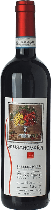 18,95 € Spedizione Gratuita | Vino rosso Giovanni Almondo Valbianchera D.O.C. Barbera d'Alba Piemonte Italia Barbera Bottiglia 75 cl