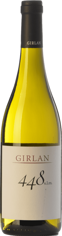 8,95 € 免费送货 | 白酒 Girlan 448 S.L.M. Bianco I.G.T. Vigneti delle Dolomiti 特伦蒂诺 意大利 Chardonnay, Pinot White, Sauvignon 瓶子 75 cl
