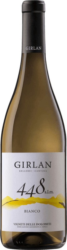 15,95 € Envio grátis | Vinho Branco Girlan 448 S.L.M I.G.T. Vigneti delle Dolomiti Trentino Itália Chardonnay, Pinot Branco, Sauvignon 75 cl
