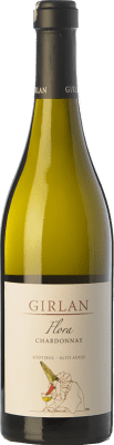 43,95 € Kostenloser Versand | Weißwein Girlan Flora D.O.C. Alto Adige Trentino-Südtirol Italien Chardonnay 75 cl