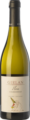 23,95 € Kostenloser Versand | Weißwein Girlan Flora D.O.C. Alto Adige Trentino-Südtirol Italien Chardonnay Flasche 75 cl