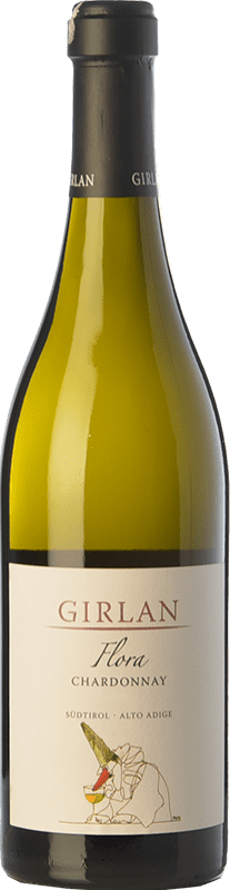 23,95 € Бесплатная доставка | Белое вино Girlan Flora D.O.C. Alto Adige Трентино-Альто-Адидже Италия Chardonnay бутылка 75 cl