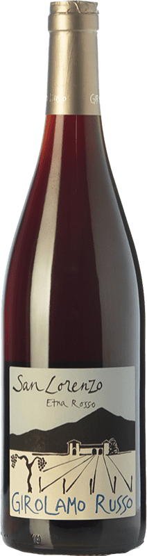 55,95 € Бесплатная доставка | Красное вино Girolamo Russo San Lorenzo D.O.C. Etna Сицилия Италия Nerello Mascalese, Nerello Cappuccio бутылка 75 cl