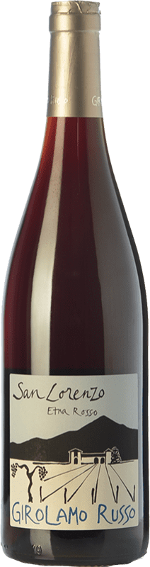 58,95 € Free Shipping | Red Wine Girolamo Russo San Lorenzo D.O.C. Etna Sicily Italy Nerello Bottle 75 cl