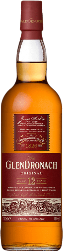 56,95 € Envio grátis | Whisky Single Malt Glendronach Highlands Reino Unido 12 Anos Garrafa 70 cl