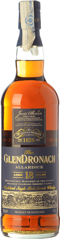 119,95 € Envoi gratuit | Whisky Single Malt Glendronach Allardice Highlands Royaume-Uni 18 Ans 70 cl