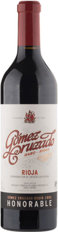 24,95 € Envio grátis | Vinho tinto Gómez Cruzado Honorable Reserva D.O.Ca. Rioja La Rioja Espanha Tempranillo, Grenache, Graciano, Mazuelo, Viura Garrafa 75 cl