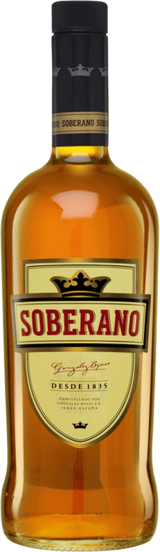 12,95 € 免费送货 | 白兰地 González Byass Soberano D.O. Jerez-Xérès-Sherry 安达卢西亚 西班牙 瓶子 1 L