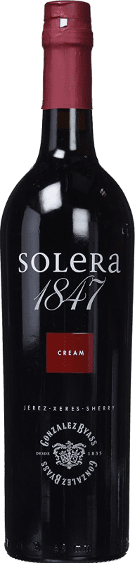 11,95 € Бесплатная доставка | Крепленое вино González Byass Solera 1847 сладкий D.O. Jerez-Xérès-Sherry Андалусия Испания Palomino Fino, Pedro Ximénez бутылка 75 cl