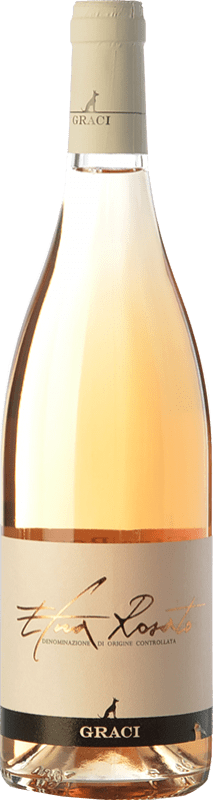 21,95 € Envío gratis | Vino Rosado Graci D.O.C. Etna Sicilia Italia Nerello Botella 75 cl