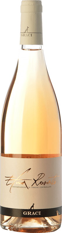 19,95 € Spedizione Gratuita | Vino rosato Graci Rosato D.O.C. Etna Sicilia Italia Nerello Mascalese Bottiglia 75 cl