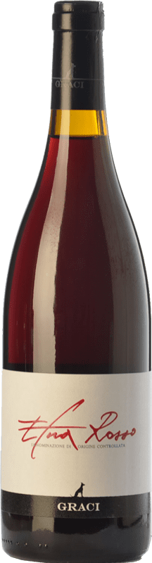 22,95 € Spedizione Gratuita | Vino rosso Graci Rosso D.O.C. Etna Sicilia Italia Nerello Mascalese Bottiglia 75 cl