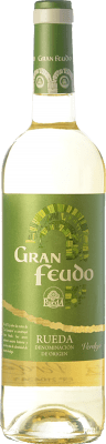 9,95 € Spedizione Gratuita | Vino bianco Gran Feudo D.O. Rueda Castilla y León Spagna Verdejo Bottiglia 75 cl