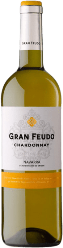 9,95 € Spedizione Gratuita | Vino Bianco Gran Feudo D.O. Navarra Navarra Spagna Chardonnay 75 cl