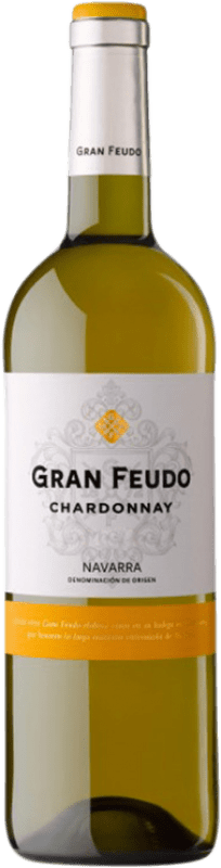 8,95 € Spedizione Gratuita | Vino bianco Gran Feudo D.O. Navarra Navarra Spagna Chardonnay Bottiglia 75 cl