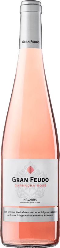 8,95 € Envio grátis | Vinho Rosé Gran Feudo Jovem D.O. Navarra Navarra Espanha Garnacha — Grenache Garrafa 75 cl