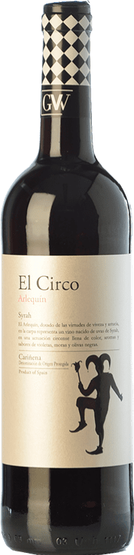 4,95 € Free Shipping | Red wine Grandes Vinos El Circo Arlequín Joven D.O. Cariñena Aragon Spain Syrah Bottle 75 cl