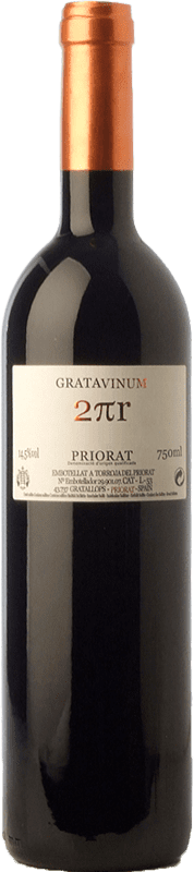 32,95 € Free Shipping | Red wine Gratavinum 2·pi·r Crianza D.O.Ca. Priorat Catalonia Spain Syrah, Grenache, Cabernet Sauvignon, Carignan Bottle 75 cl