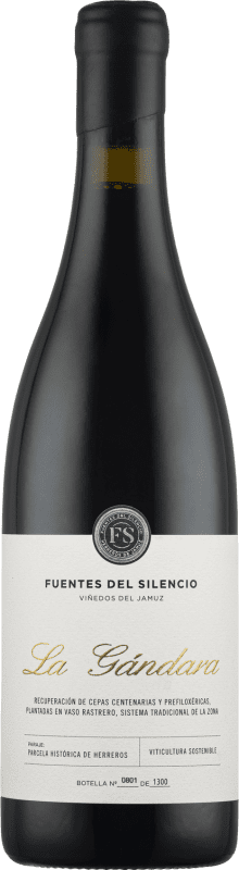 51,95 € Envío gratis | Vino tinto Fuentes del Silencio La Gándara I.G.P. Vino de la Tierra de Castilla y León Castilla la Mancha España Mencía, Garnacha Tintorera, Palomino Fino Botella 75 cl