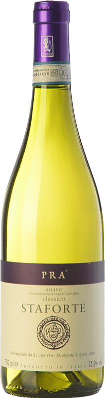17,95 € 免费送货 | 白酒 Graziano Prà Prà Staforte D.O.C.G. Soave Classico 威尼托 意大利 Garganega 瓶子 75 cl