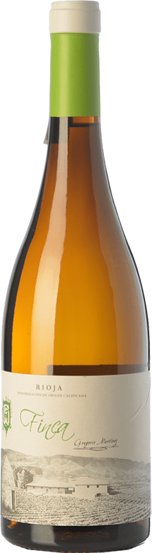 12,95 € Free Shipping | White Wine Gregorio Martínez Finca Crianza — Aged D.O.Ca. Rioja The Rioja Spain Garnacha — Grenache, Viura, Malvasia, Torrontés, Doña Blanca, Maturana 75 cl