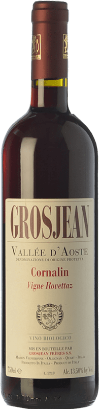16,95 € Бесплатная доставка | Красное вино Grosjean Vigne Rovettaz D.O.C. Valle d'Aosta Валле д'Аоста Италия Cornalin бутылка 75 cl