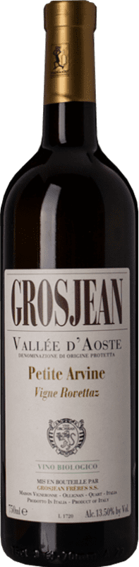 25,95 € Spedizione Gratuita | Vino Bianco Grosjean Vigne Rovettaz D.O.C. Valle d'Aosta Valle d'Aosta Italia Petite Arvine Eco — Biologico 75 cl