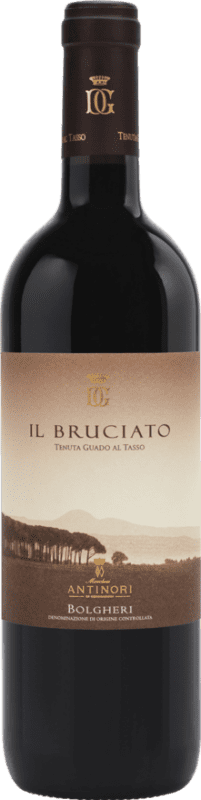 46,95 € Spedizione Gratuita | Vino Rosso Guado al Tasso Il Bruciato D.O.C. Bolgheri Toscana Italia Merlot, Syrah, Cabernet Sauvignon Bottiglia 75 cl