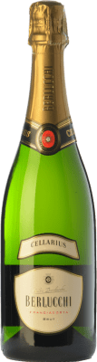 22,95 € Envio grátis | Espumante branco Berlucchi Cellarius Brut D.O.C.G. Franciacorta Lombardia Itália Pinot Preto, Chardonnay Garrafa 75 cl