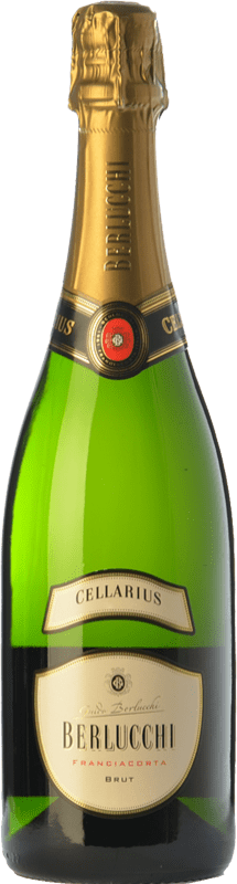 23,95 € Free Shipping | White Sparkling Wine Berlucchi Cellarius Brut D.O.C.G. Franciacorta Lombardia Italy Pinot Noir, Chardonnay 75 cl