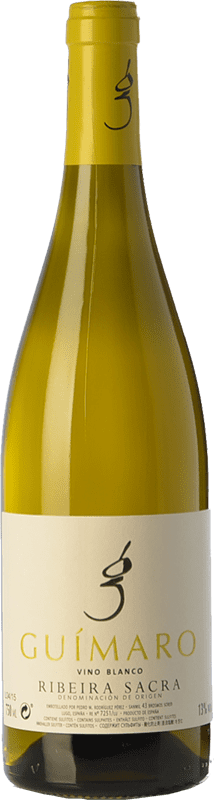 17,95 € Envío gratis | Vino blanco Guímaro D.O. Ribeira Sacra Galicia España Torrontés, Godello, Loureiro, Treixadura, Albariño Botella 75 cl
