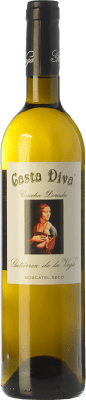 10,95 € Envío gratis | Vino blanco Gutiérrez de la Vega Casta Diva Cosecha Dorada D.O. Alicante Comunidad Valenciana España Moscatel de Alejandría Botella 75 cl