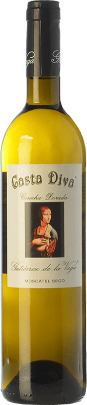 15,95 € 送料無料 | 白ワイン Gutiérrez de la Vega Casta Diva Cosecha Dorada D.O. Alicante バレンシアのコミュニティ スペイン Muscat ボトル 75 cl