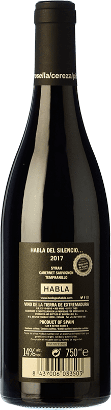 13,95 € Free Shipping | Red wine Habla del Silencio Joven I.G.P. Vino de la Tierra de Extremadura Estremadura Spain Tempranillo, Syrah, Cabernet Sauvignon Bottle 75 cl
