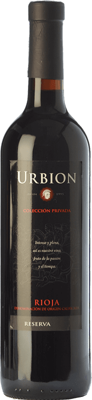 17,95 € 免费送货 | 红酒 Urbión 预订 D.O.Ca. Rioja 拉里奥哈 西班牙 Tempranillo 瓶子 75 cl
