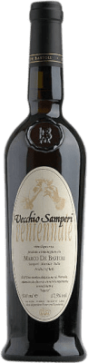 59,95 € Бесплатная доставка | Крепленое вино Marco de Bartoli Vecchio Samperi Ventennali D.O.C. Marsala Сицилия Италия Grillo бутылка Medium 50 cl