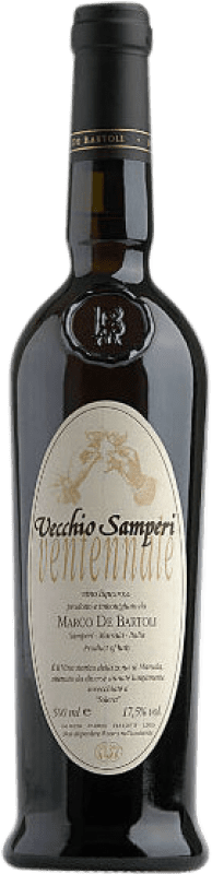 71,95 € Envio grátis | Vinho Generoso Fortificado Marco de Bartoli Samperi Ventennali Vecchio — Velho D.O.C. Marsala Sicília Itália Grillo Garrafa Medium 50 cl