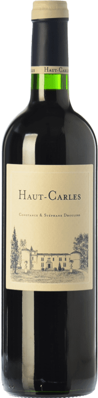34,95 € Free Shipping | Red wine Château Haut-Carles Aged A.O.C. Fronsac Bordeaux France Merlot, Cabernet Franc, Malbec Bottle 75 cl
