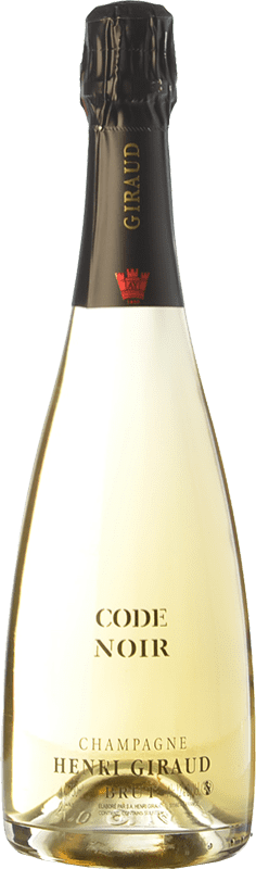 159,95 € Envio grátis | Espumante Branco Henri Giraud Code Noir Reserva A.O.C. Champagne Champagne França Pinot Noir 75 cl