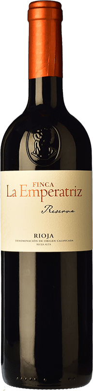 15,95 € Spedizione Gratuita | Vino rosso Hernáiz La Emperatriz Riserva D.O.Ca. Rioja La Rioja Spagna Tempranillo, Grenache, Graciano, Viura Bottiglia 75 cl