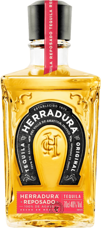 51,95 € Spedizione Gratuita | Tequila Herradura Reposado Messico Bottiglia 70 cl