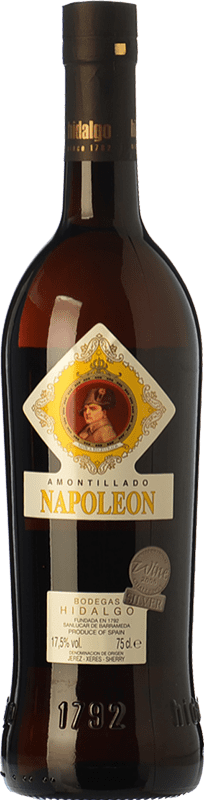 15,95 € Free Shipping | Fortified wine La Gitana Amontillado Napoleón D.O. Manzanilla-Sanlúcar de Barrameda Andalusia Spain Palomino Fino Bottle 75 cl
