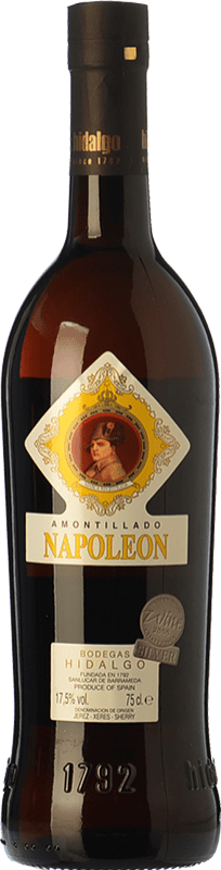 16,95 € Envío gratis | Vino Generoso Fortificado La Gitana Amontillado Napoleón D.O. Jerez-Xérès-Sherry Andalucía España Palomino Fino 75 cl