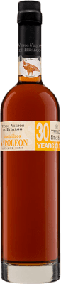 93,95 € 送料無料 | 酒精強化ワイン La Gitana Amontillado — アモンティリャード VORS Very Old Rare Sherry — とても古くて希少なシェリー, Napoleon — ナポレオン D.O. Jerez-Xérès-Sherry アンダルシア スペイン Palomino Fino 30 年 ミディアムボトル 50 cl