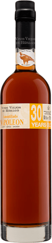 93,95 € 送料無料 | 酒精強化ワイン La Gitana Amontillado — アモンティリャード VORS Very Old Rare Sherry — とても古くて希少なシェリー, Napoleon — ナポレオン D.O. Jerez-Xérès-Sherry アンダルシア スペイン Palomino Fino 30 年 ミディアムボトル 50 cl